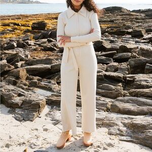 Chic Cream Jumpsuit for Women